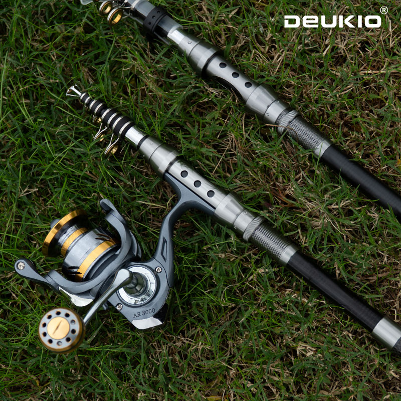 Fishing Rod Combo - Комбинированная удочка и катушка DEUKIO, телескопическая