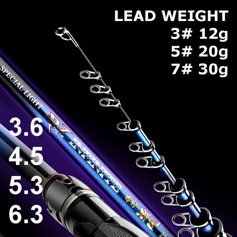 Fishing Rod Surf - ZZ211 Geegan 5000 г удочка для