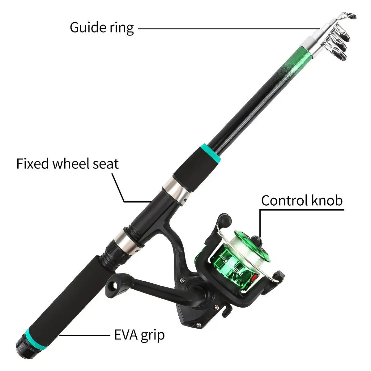 Комбинированный телескопически – обзор и цена Fishing Rod Combo