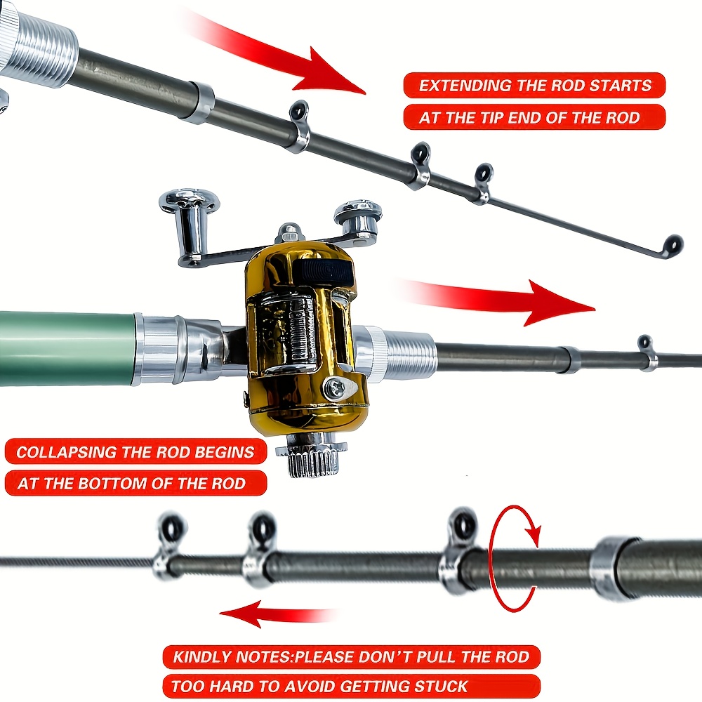 Карманная удочка для зимней уд – обзор и цена Fishing Rod Ice